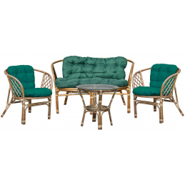 Aga Ratanová zostava BAHAMA Grey Dark Green