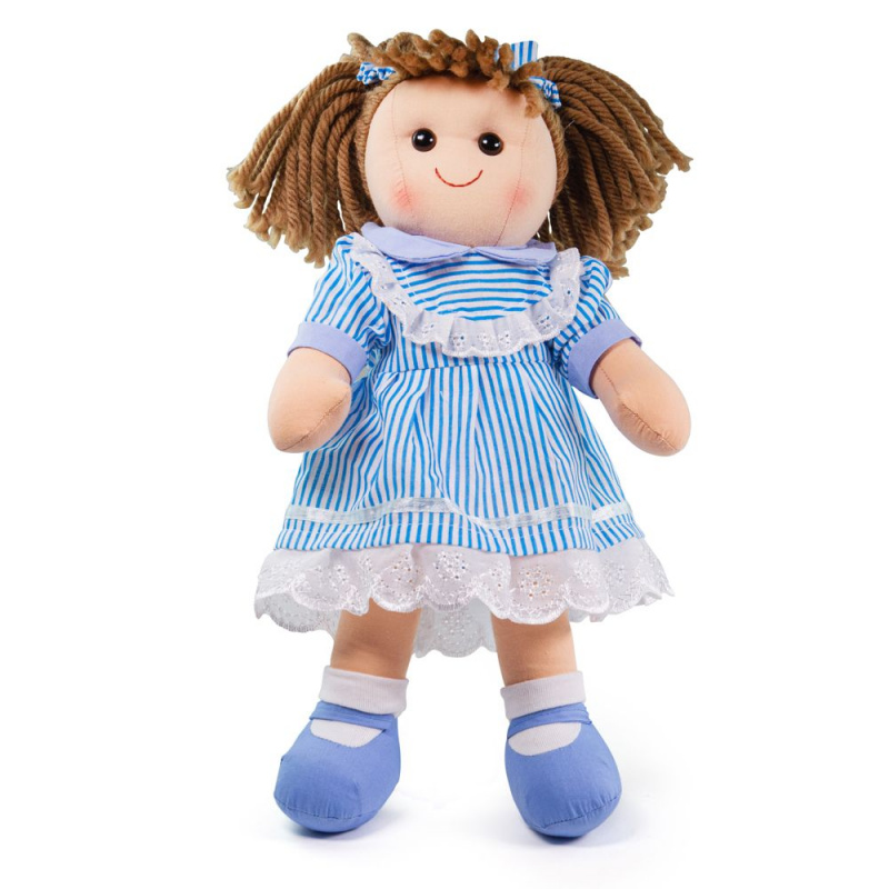 Bigjigs Toys Látková bábika Amelia 38 cm 2DZ165 - II. KVALITA