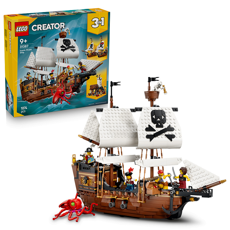 LEGO® Creator 3 v 1 31387 Ikonická pirátska loď