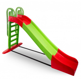 Doloni Šmýkačka s držadlom 243 cm Zeleno-červená