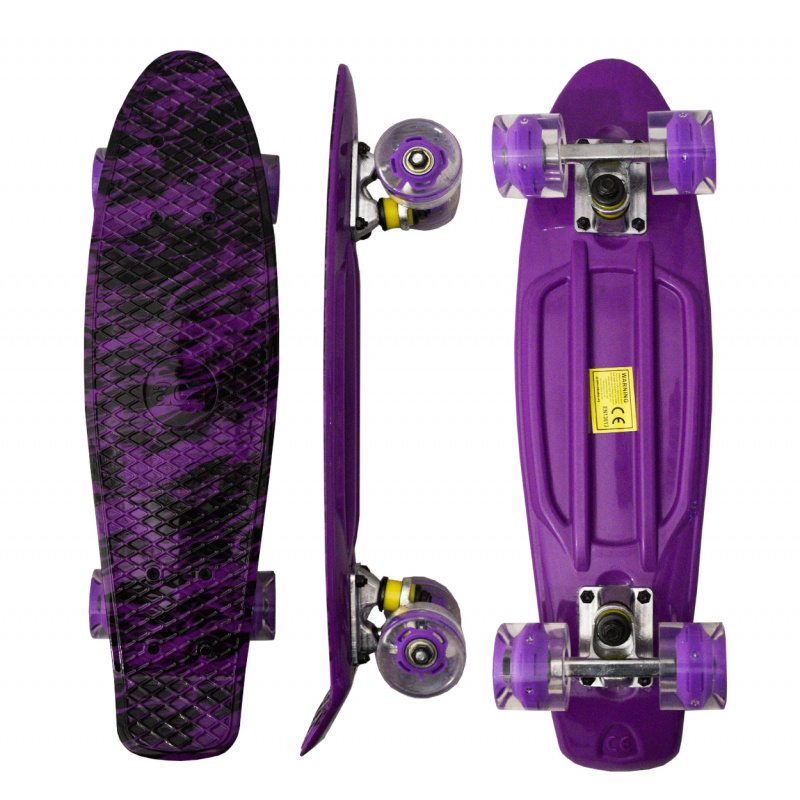 Aga4Kids Pennyboard so svietiacimi LED kolieskami MR6001