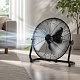 Aga Podlahový ventilátor 50 cm Čierny
