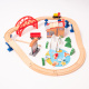 Aga4Kids Drevená vláčkodráha 30 dielov DS5646