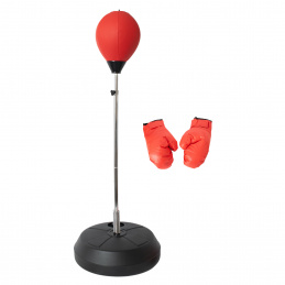 Aga Boxerská lopta s rukavicami Aga Boxerská lopta s rukavicami