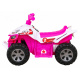 Najrýchlejšia batériová štvorkolka pre deti Ružová + 25W motor