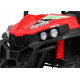 Detská terénna buggy Grand Lift Červená + pohon 4x4 + diaľkové ovládanie + nosič batožiny + rádio MP3 + LED dióda