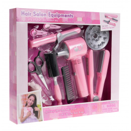 Detská kadernícka sada pre deti 3+ Interaktívny fén + kulma + žehlička na vlasy + príslušenstvo