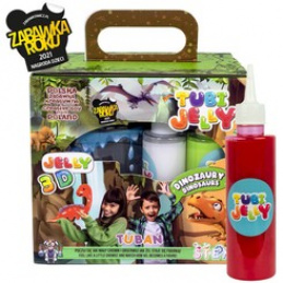 Tuban Sada plastelíny Jelly Dinosaurs 6 farieb ZA4511