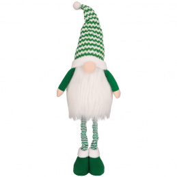 Vianočný škriatok teleskopické nohy svietiaci - 68-108 cm