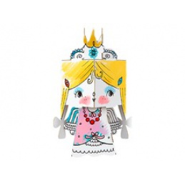 MONUMI 3D Omaľovánky Princezná 3+