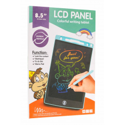 8,5' tablet na kreslenie a písanie pre deti 3+ Červený + stylus + LCD displej + uchytenie na šnúrku