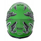 Zelená motocyklová prilba Enduro