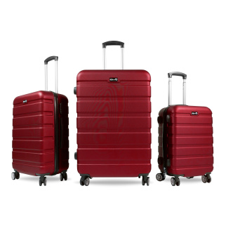 Aga Travel Sada cestovných kufrov MR4650 Červená