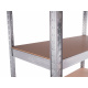Aga 2x Kovový regál 174x75x30 cm 5 políc