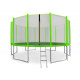 Aga SPORT PRO Trampolína 500 cm Light Green + ochranná sieť + rebrík + vrecko na obuv