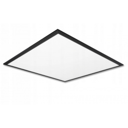 LED panel čierny 60 x 60cm - 50W - 4700Lm - neutrálna biela