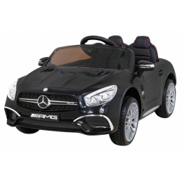 Mercedes Benz AMG SL65 S elektrický pre deti Čierna + Diaľkové ovládanie + LED Audio + Eco koža + EVA + Štart zdarma Mercedes Benz AMG SL65 S elektrický pre deti Čierna + Diaľkové ovládanie + LED Audio + Eco koža + EVA + Štart zdarma