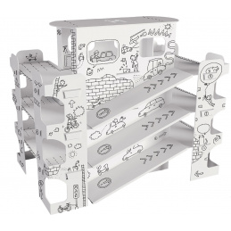 "Parkovanie" priestorové omaľovánky XXL pre deti