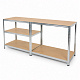 Linder Exclusiv Kovový regál 180x90x40 cm 5 políc