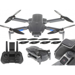Aga Dron RC F9 6K HD kamera GPS wifi dosah 2000 m šedá