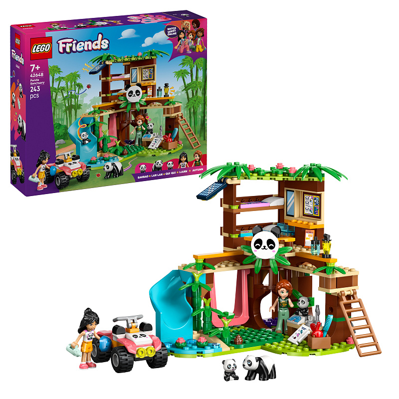 LEGO® Friends 42648 Starostlivosť o zvieratká v útulku pre pandy