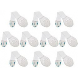 Bezpečnostná zábrana na skrine 10 ks ISO 5192