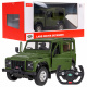Land Rover Defender zelený RASTAR 1:14 model Autíčko na diaľkové ovládanie + 2,4 GHz diaľkové ovládanie + Manuálne otváranie dverí