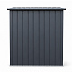 Aga Záhradný domček 161x184x93 cm Tmavo sivý