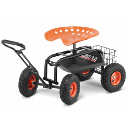 Higher Záhradné pojazdné sedátko