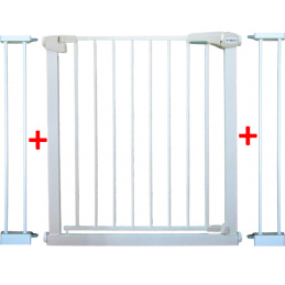 BRÁNKA ZABEZPEČUJÚCA S2 BIELA na schody, dvere 79-105 cm rozpínacia ochranná