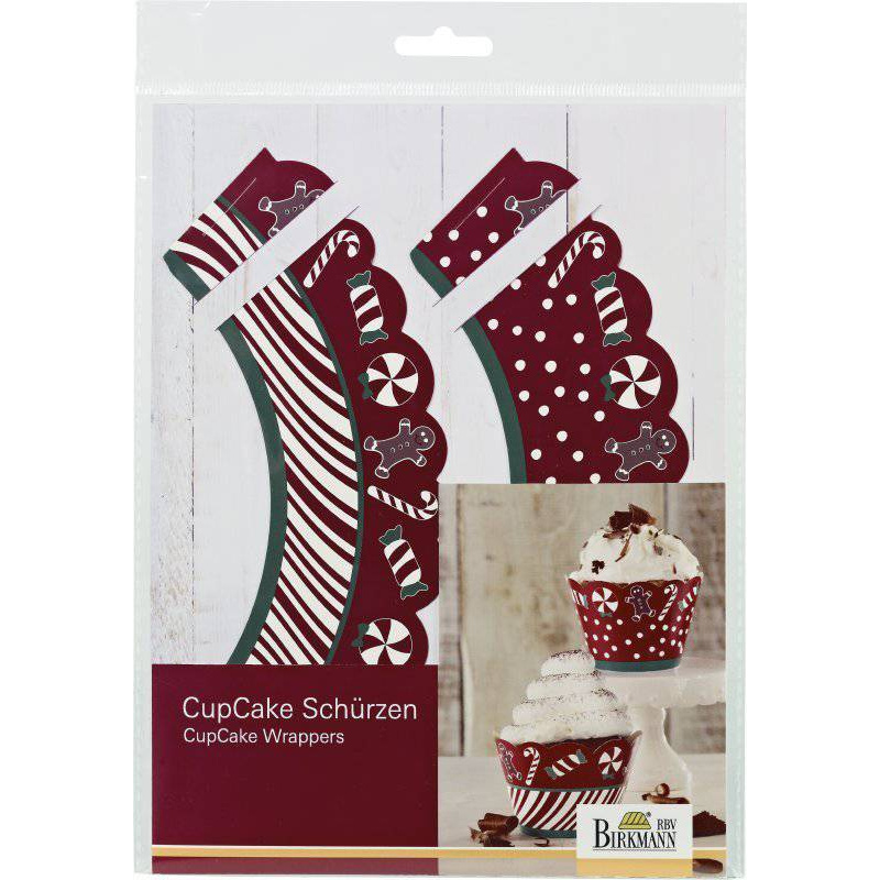 Vianočné obaly na muffiny CANDY CHRISTMAS - Birkmann - Birkmann