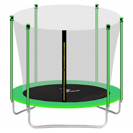 Aga SPORT FIT Trampolína 180 cm Light Green + vnútorná ochranná sieť
