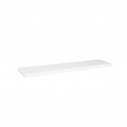 Aga Nástenná polica 80x23,5 cm Biela 2DAZ018