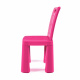 Doloni Detská plastová stolička Ružová
