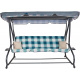 Aga Zahradná hojdačka XXXL COMFORT LUX Square Green