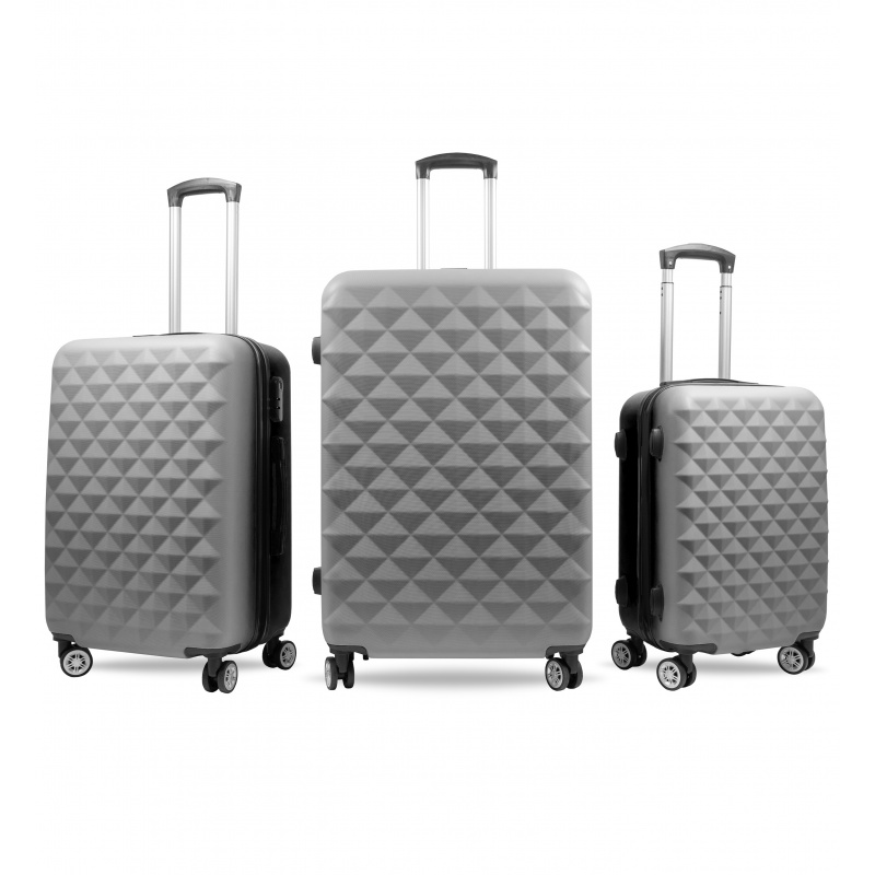 Aga Travel Sada cestovných kufrov MR4655 Sivá