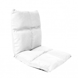 Aga Polohovacie kreslo na podlahu 52x55x55 cm Biele Aga Polohovacie kreslo na podlahu 52x55x55 cm Biele