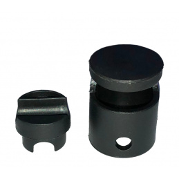 Aga Klobúčik na vnútornú sieť s kruhom Čierny