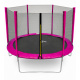 Aga SPORT TOP Trampolína 250 cm Pink + ochranná sieť