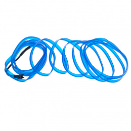 LED ambientné osvetlenie do auta / auto USB / 12V páska 3m modrá