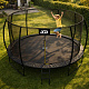Aga SPORT EXCLUSIVE Trampolína 430 cm Čierna + ochranná sieť + rebrík