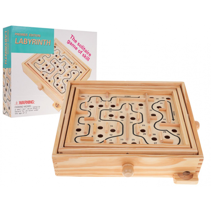Drevená Zručnostná Hra Bludisko