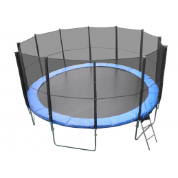 Linder Exclusiv Trampolína XXL 500 cm + ochranná sieť + rebrík + krycia plachta