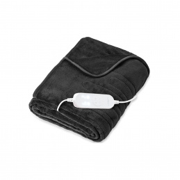 Tresko Elektrická vyhrievacia deka 180x130cm Tmavo šedá