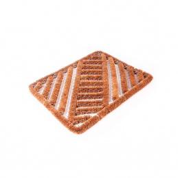 Linder Exclusiv Kokosová rohožka s kovovým rámom 60x40 cm