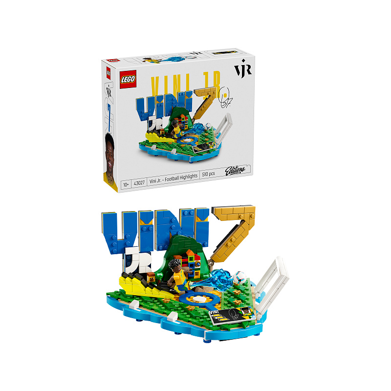 LEGO® Editions 43027 Vini Jr. – Hviezdne momenty futbalu
