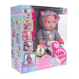 Interaktívna bábika Maryša + príslušenstvo pre lekára pre deti 3+ Pohyblivé časti + zvuky + efekt horúčky