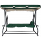 Aga Záhradná hojdačka 2v1 GRANDLUX Dark Green