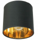 Závesné stropné svietidlo LED drevený trámový 2xE27 Luster Loft Lampshade Gold