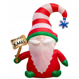 Nafukovací trpaslík s LED osvetlením - 175 cm